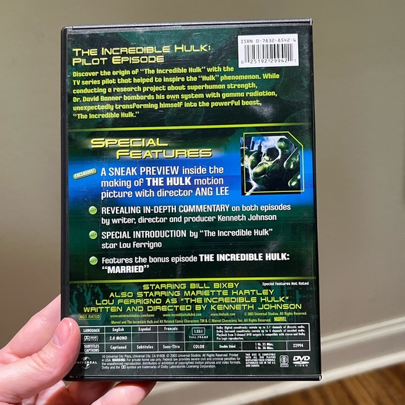 The Incredible Hulk Dvd - Picture 2 of 3